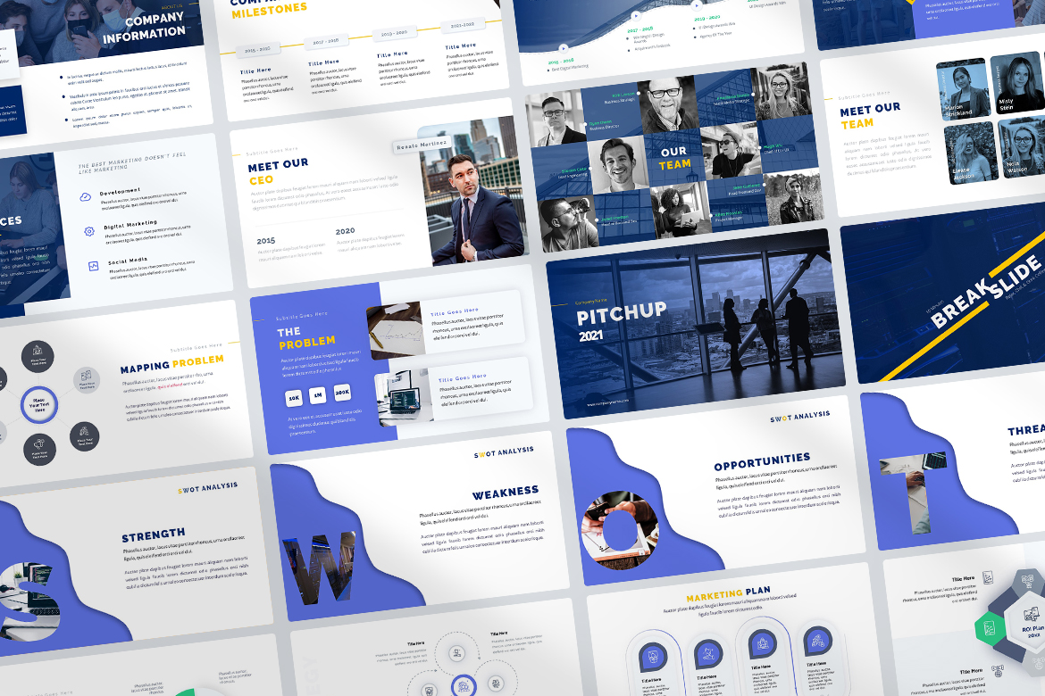 PitchUp - Professional PowerPoint and Keynote Pitch Deck Template Screen 4