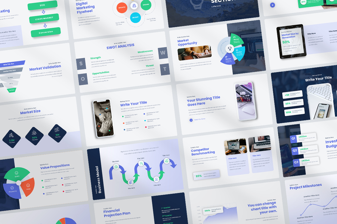 DIGIT – Startup Business Fundraising Presentation Template Screen 2