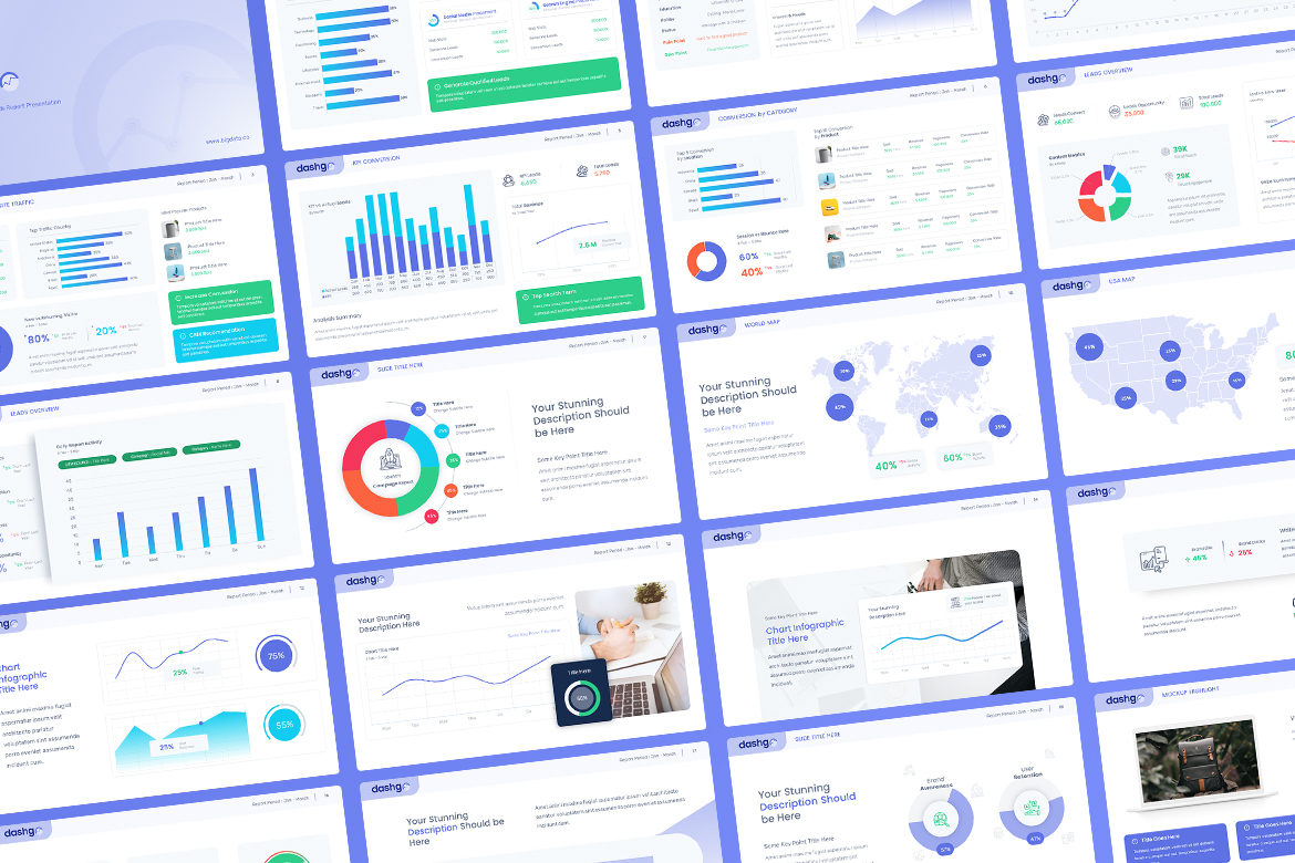 DashGo – Dashboard Conversion Leads Presentation Screen 2
