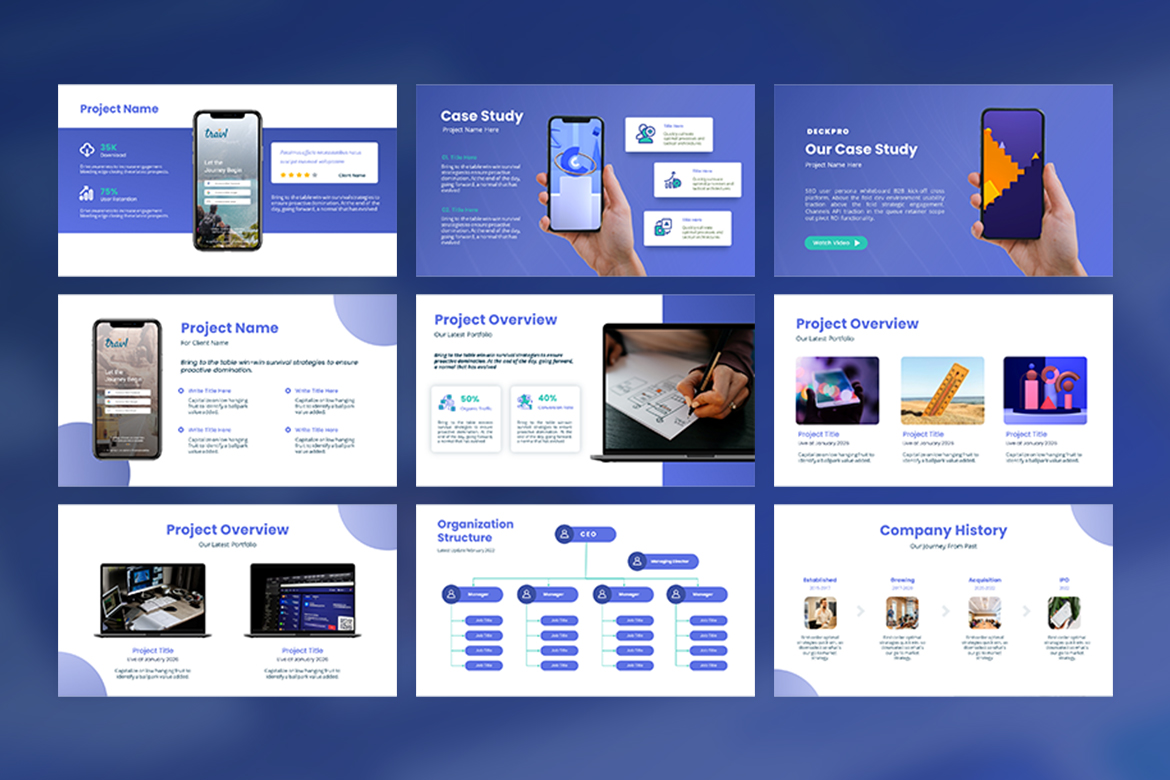 DeckPro - Pitch Deck Proposal Presentation Screen 4
