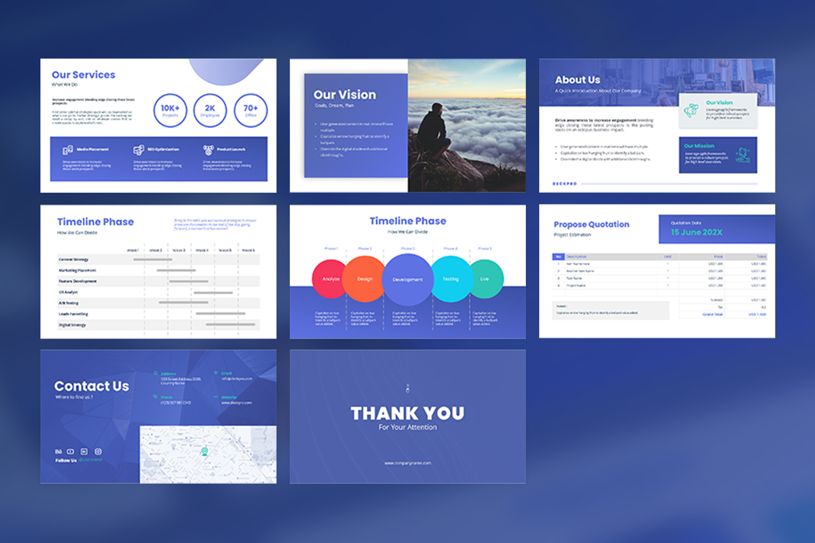 DeckPro - Pitch Deck Proposal Presentation Screen 6