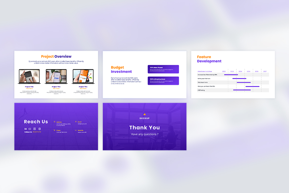DeckUp - Startup Pitch Deck Presentation Screen 4