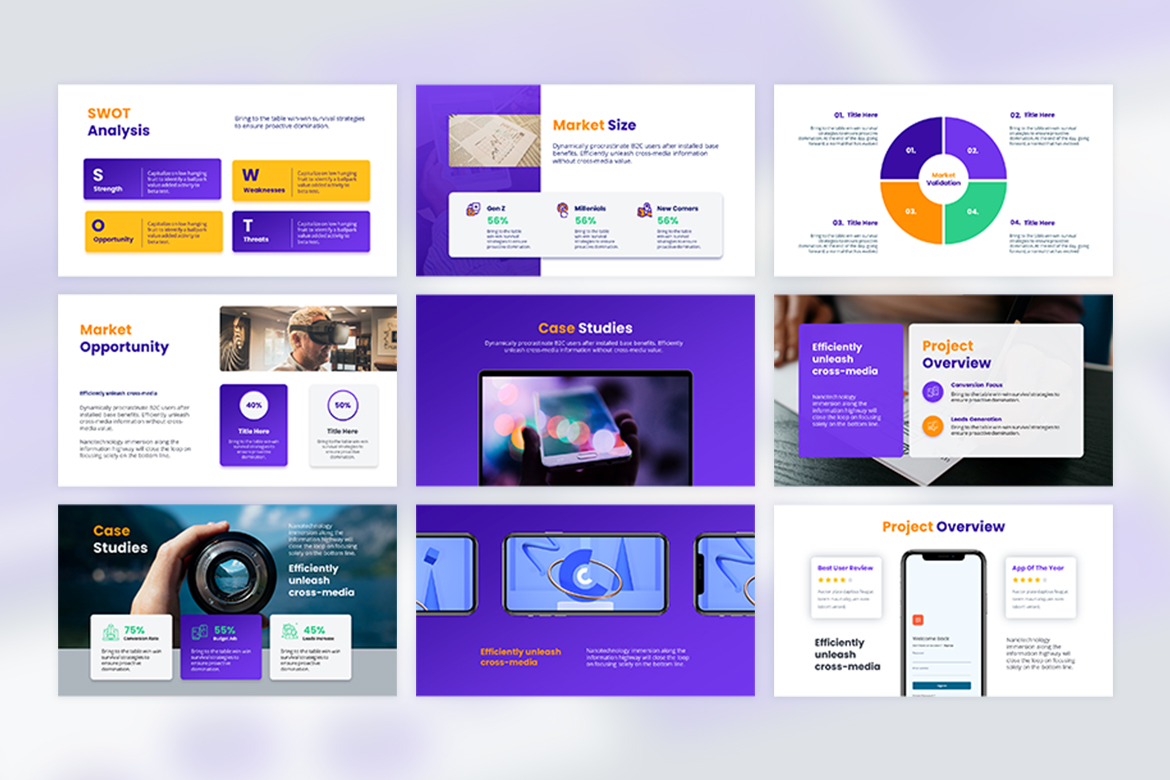 DeckUp - Startup Pitch Deck Presentation Screen 3