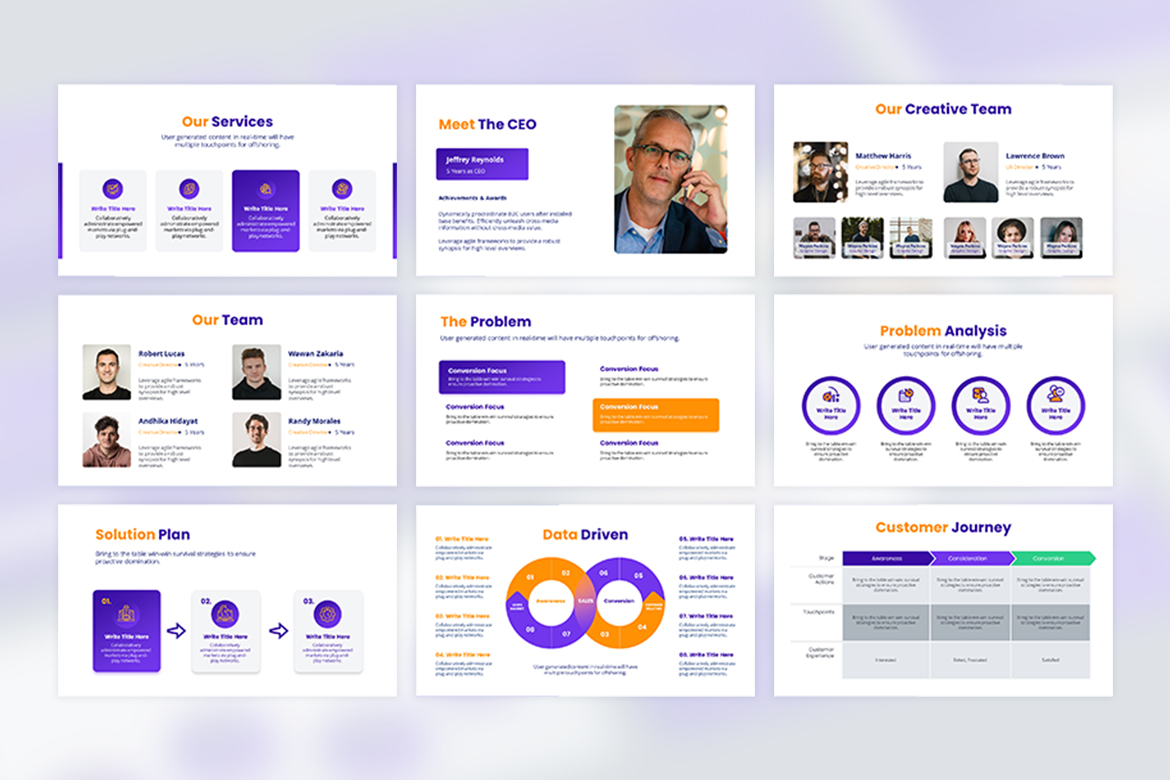 DeckUp - Startup Pitch Deck Presentation Screen 5