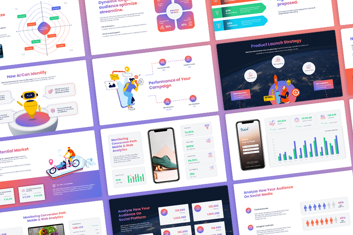 VizualReport - Data Visualization Report Presentation Screen 3