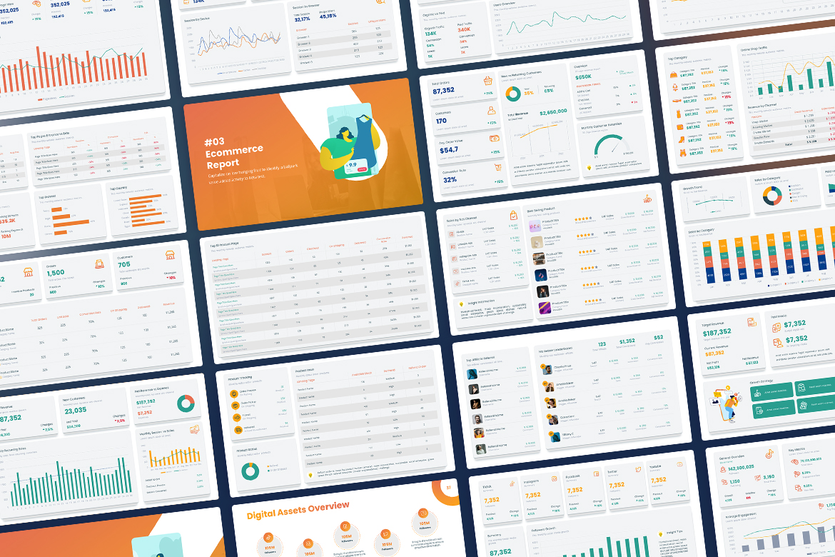DashCom - Social Media, Website, Ecommerce & Insight Report Screen 4