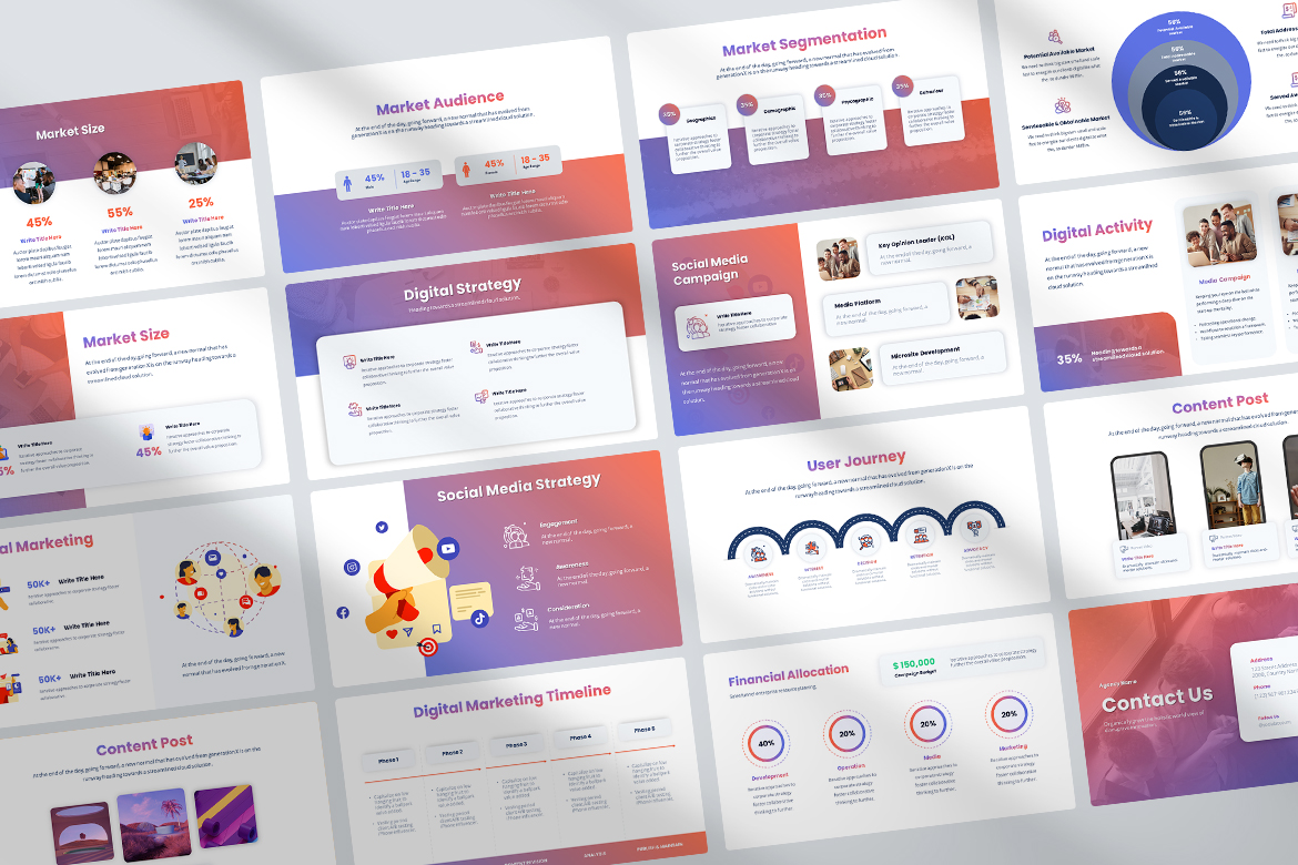 Netizen - Social Media Proposal Presentation Screen 3