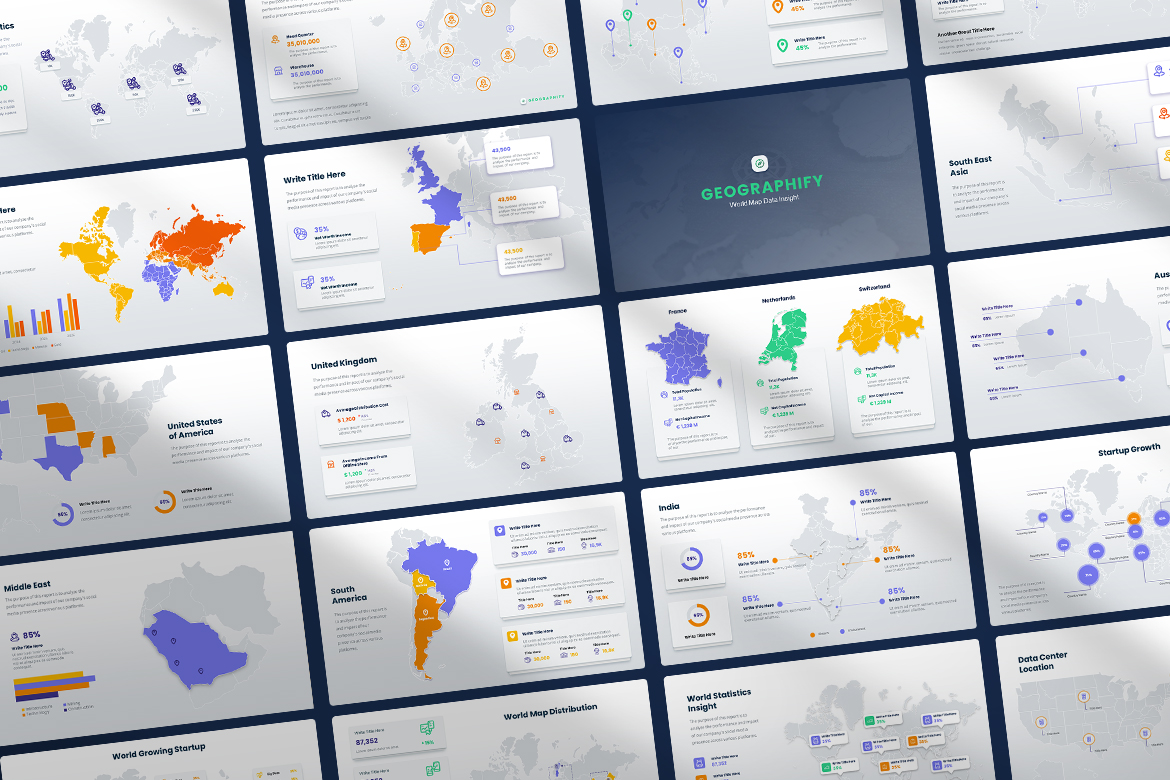 Geographify - World Map Insight Presentation Screen 2