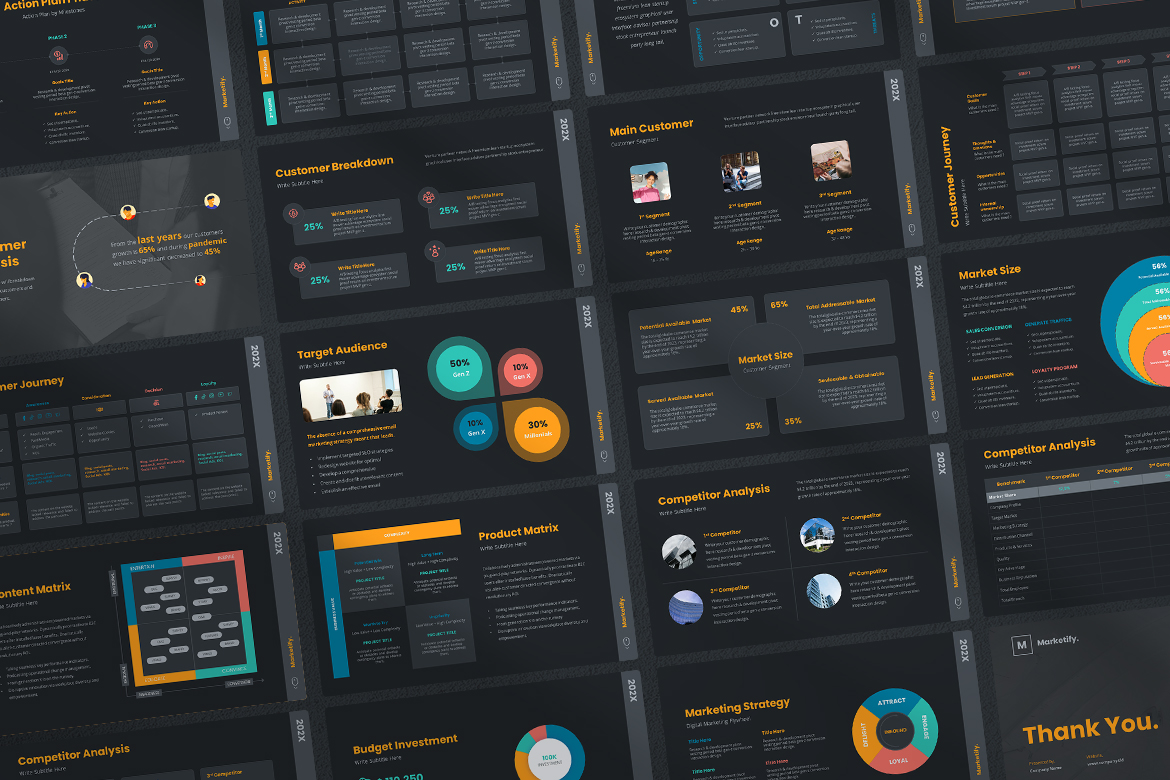 Marketify - Business Marketing Plan Proposal Screen 2