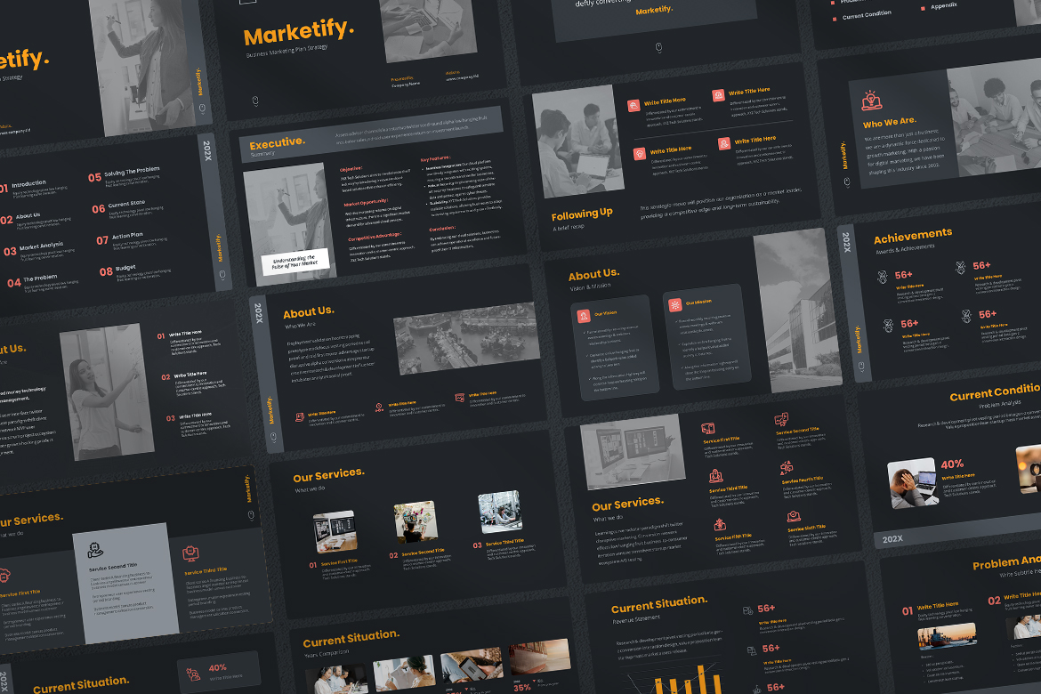Marketify - Business Marketing Plan Proposal Screen 6