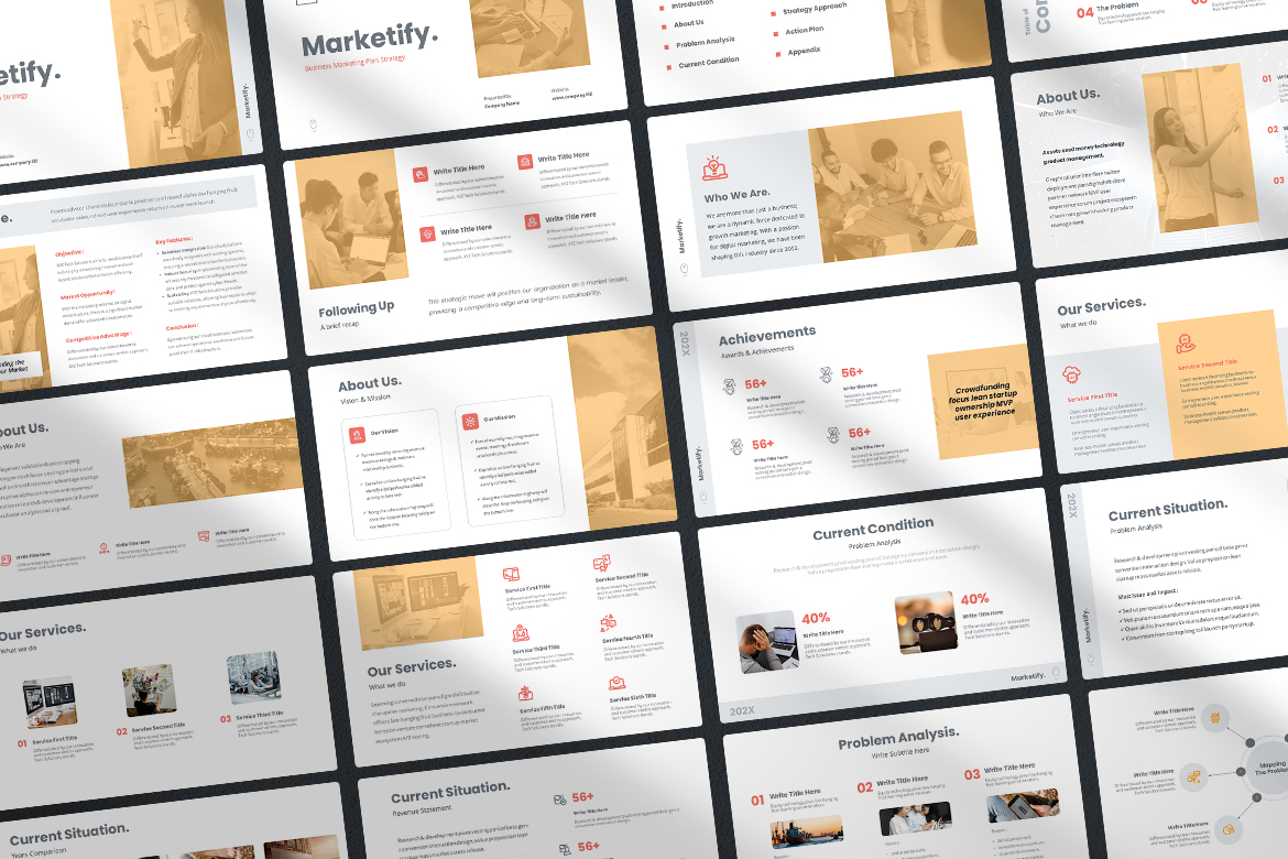 Marketify - Business Marketing Plan Proposal Screen 8