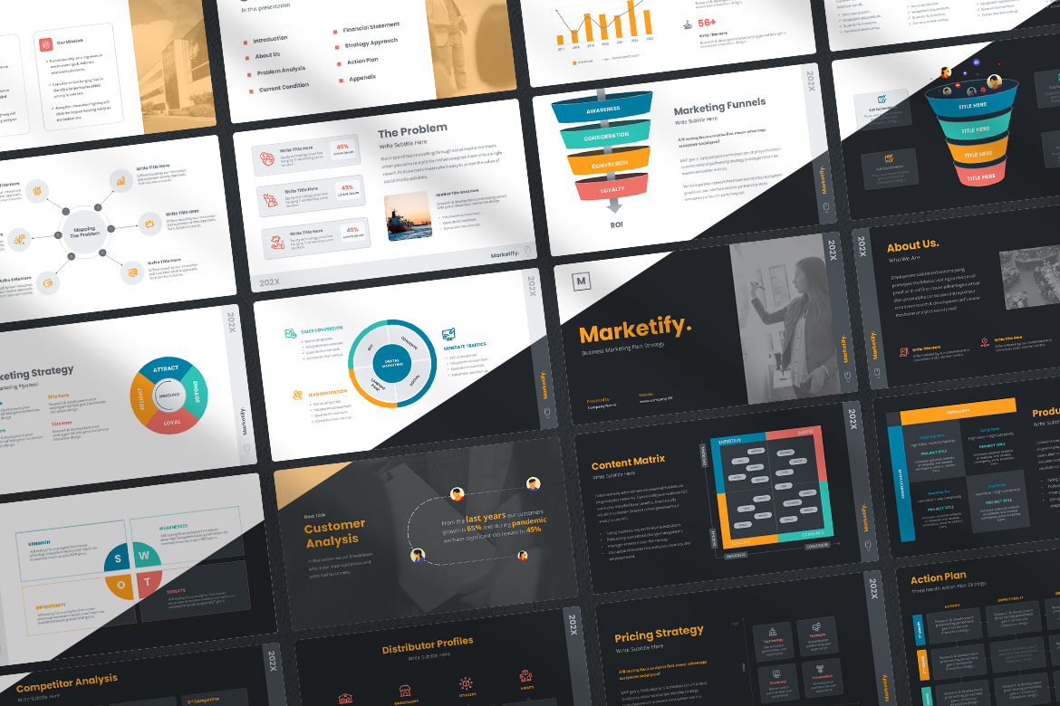 Marketify - Business Marketing Plan Proposal Screen 7