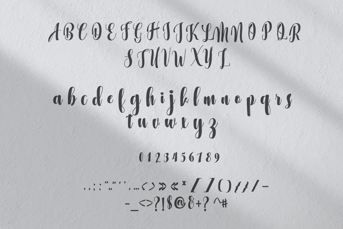 Night Juwita Lovely Font Script Screen 6