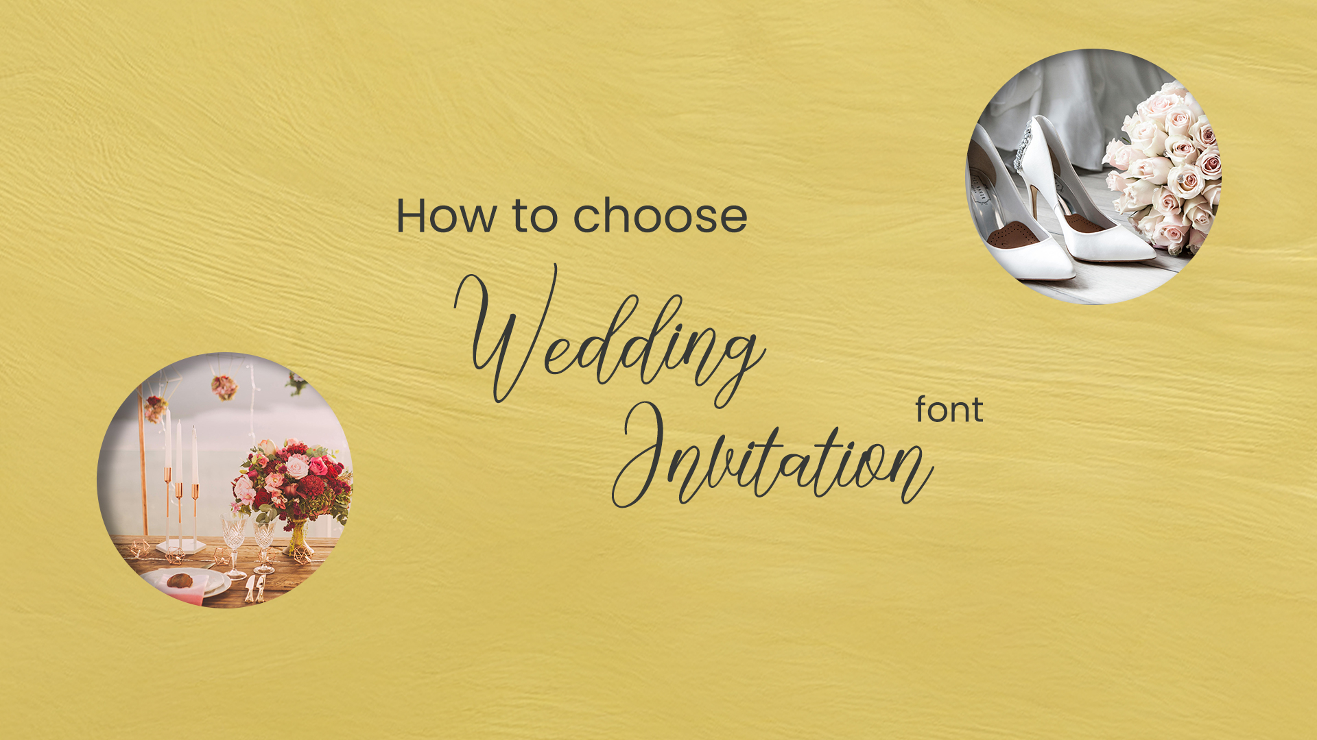 How to Choose Your Wedding Invitation Fonts