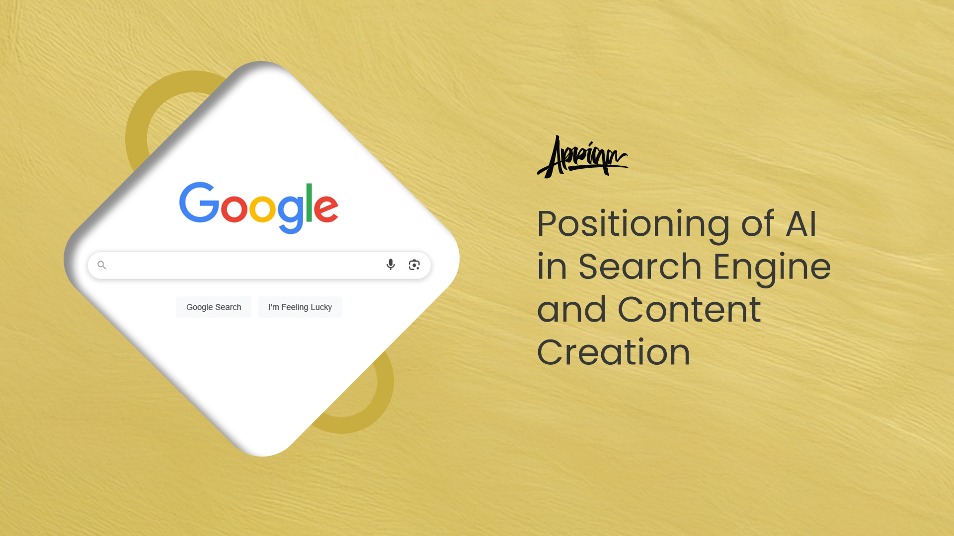 Positioning of AI in Search Engine and Content Creation