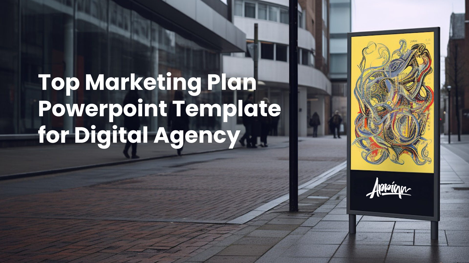 Top Marketing Plan Powerpoint Template for Digital Agency