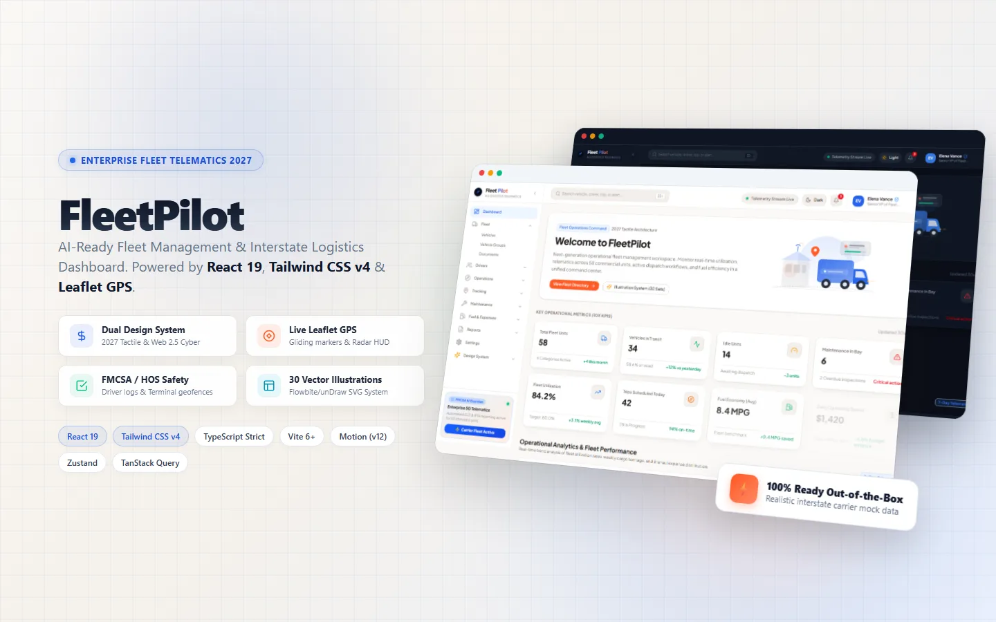 FleetPilot — AI-Ready Fleet Management & Logistics Dashboard