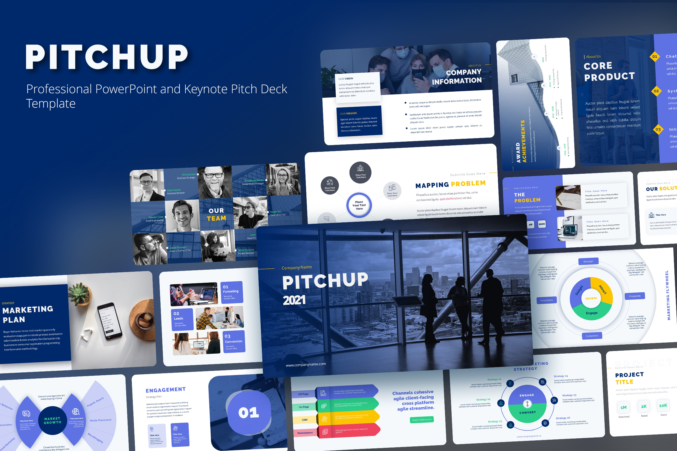 PitchUp - Professional PowerPoint and Keynote Pitch Deck Template