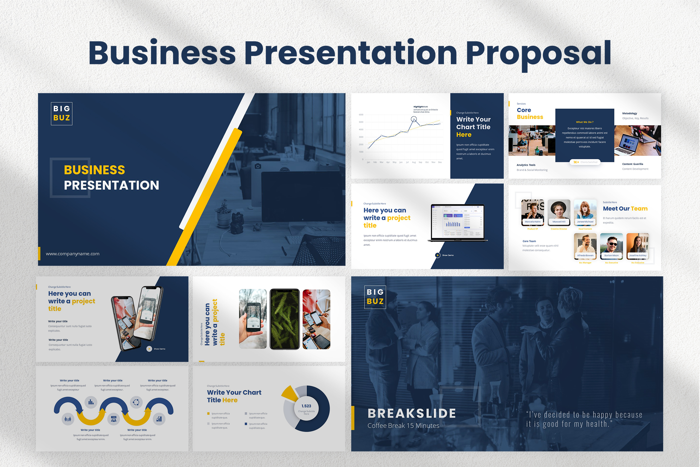 BigBuz - Business Presentation Template