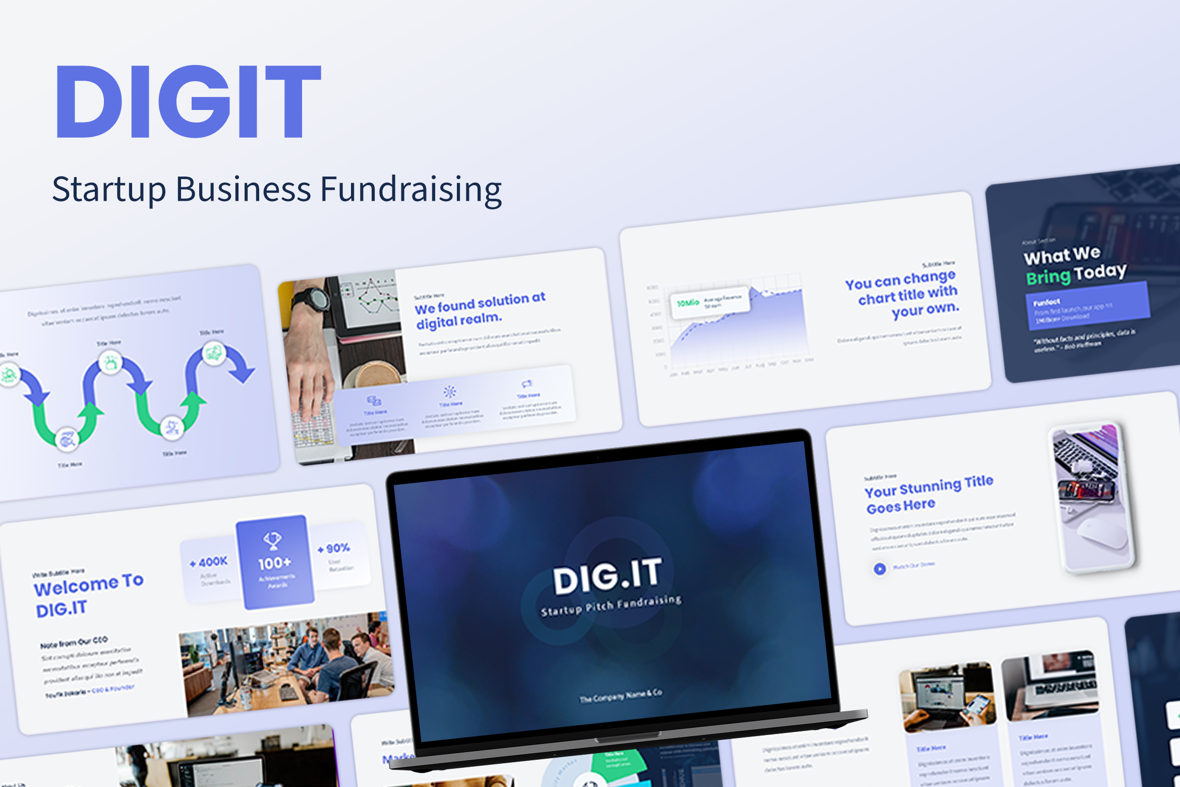 DIGIT – Startup Business Fundraising Presentation Template