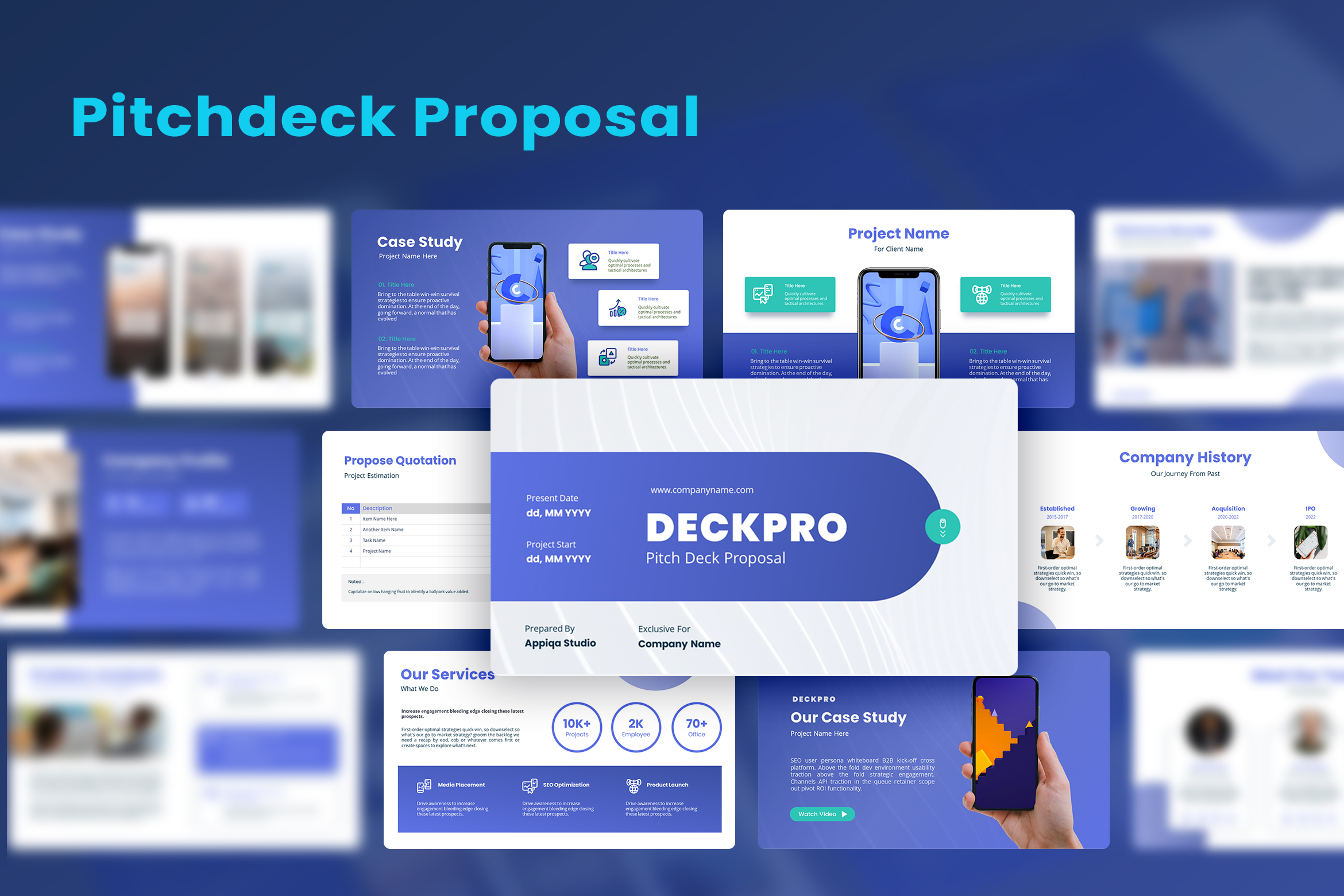 DeckPro - Pitch Deck Proposal Presentation