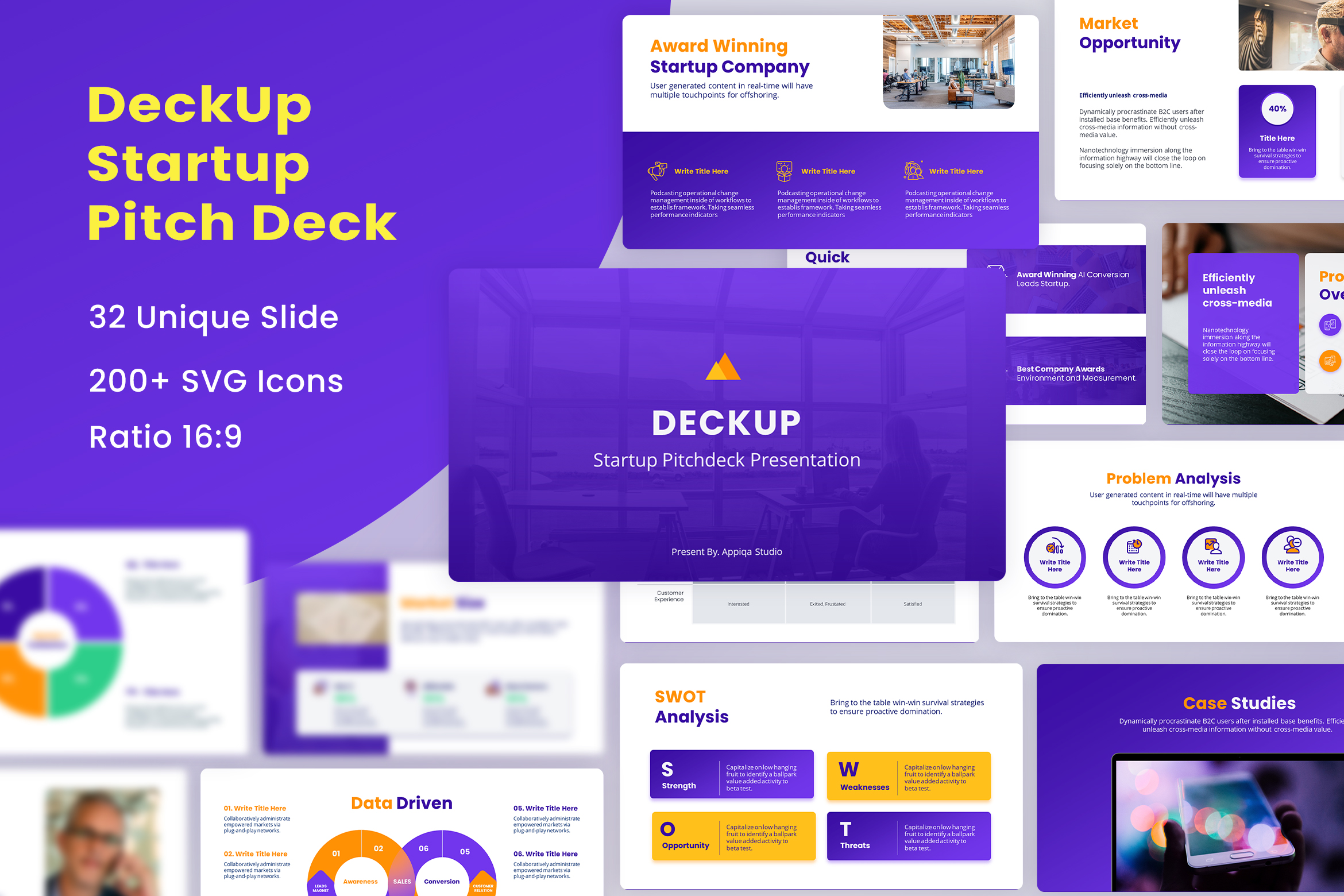 DeckUp - Startup Pitch Deck Presentation