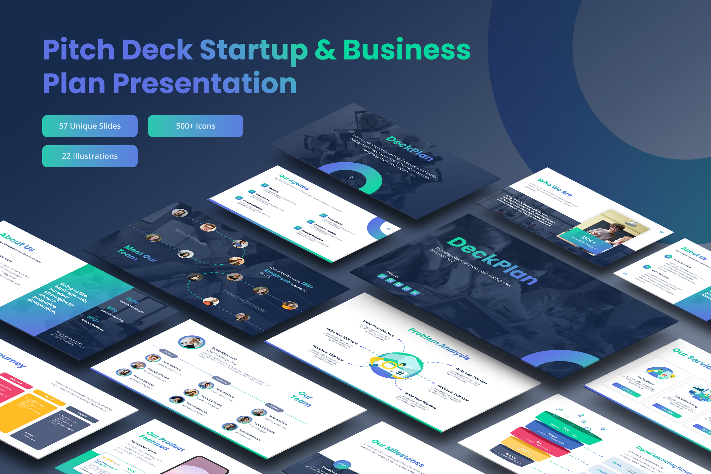DeckPlan - Pitch Deck Startup & Business Presentation