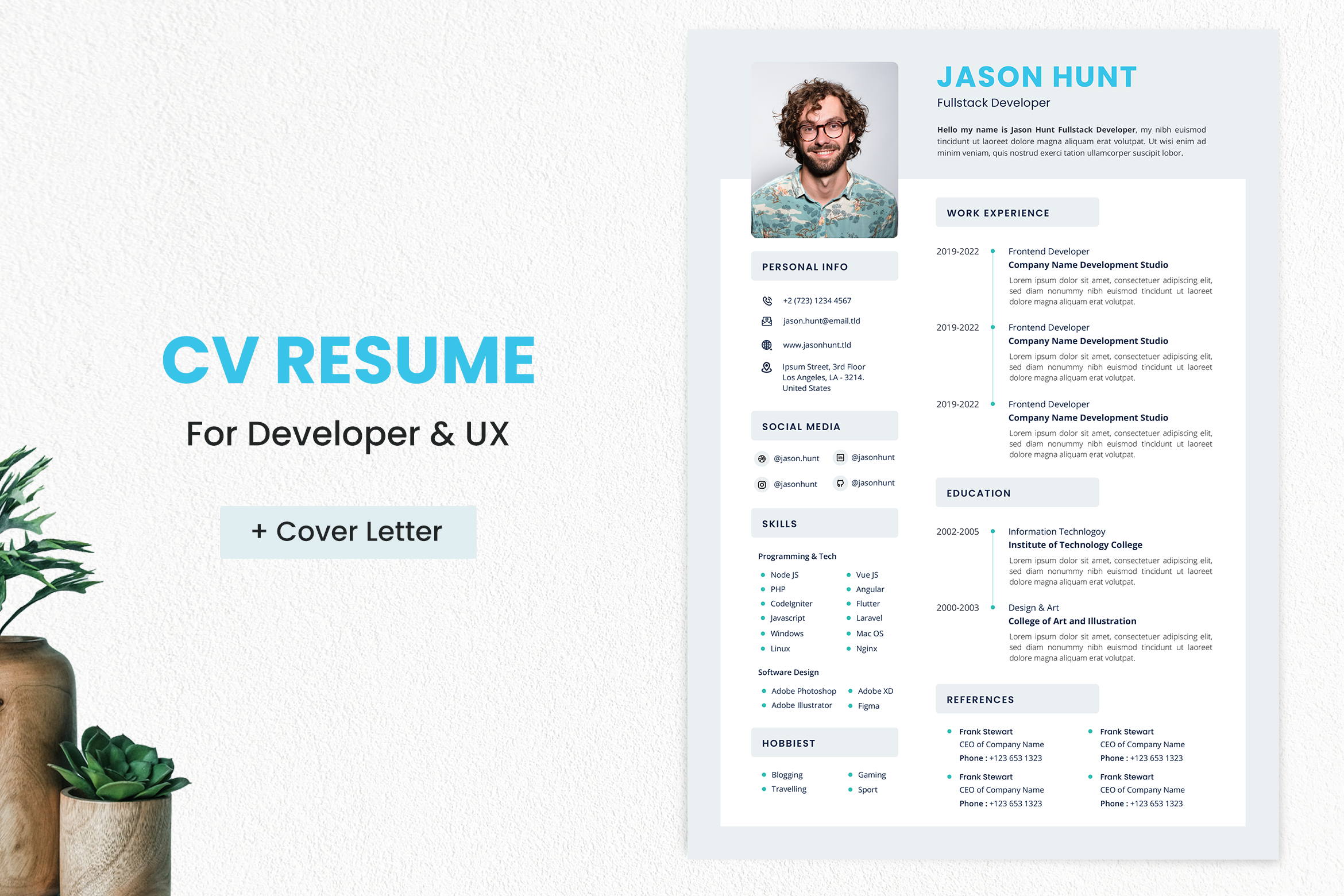 CV Resume Kit for UX & Developer